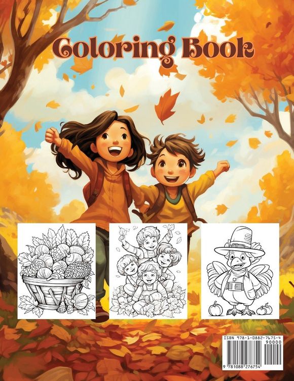 Produktbild: Thanksgiving Coloring Book
