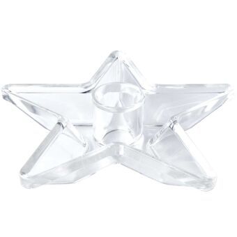Produktbild: Silikon Gie&szlig;form Kerzenhalter Stern, 15 x 15 x 3,5 cm / Au&szlig;enma&szlig; Silikonform 15,5 x 15,5 x 4 cm