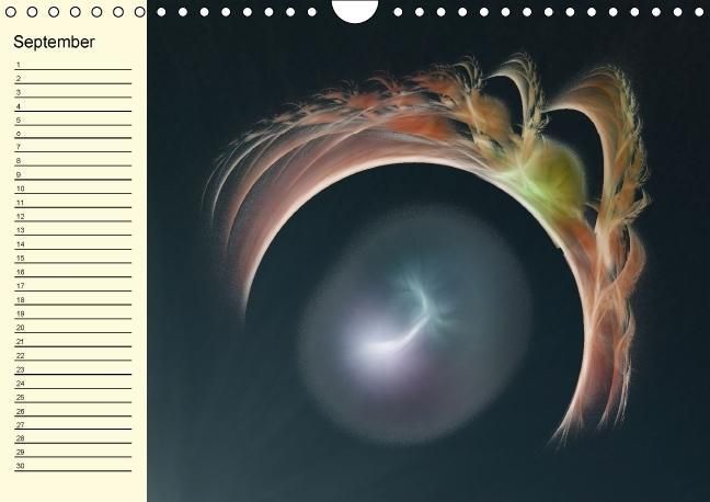 Produktbild: Fraktale Kunst 2/Geburtstagskalender (Wandkalender immerw&auml;hrend DIN A4 quer)