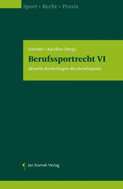 Produktbild: Berufssportrecht VI