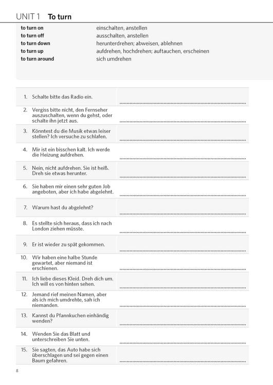 Produktbild: PONS Satz f&uuml;r Satz Phrasal Verbs Englisch