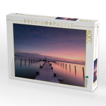 Produktbild: CALVENDO Puzzle Idyllischer Sonnenaufgang am Ammersee | 1000 Teile Lege-Gr&ouml;&szlig;e 64x48cm Foto-Puzzle f&uuml;r gl&uuml;ckliche Stunden