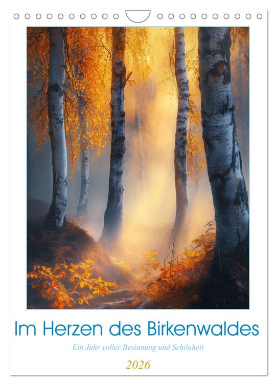 Produktbild: Im Herzen des Birkenwaldes (Wandkalender 2026 DIN A4 hoch), CALVENDO Monatskalender