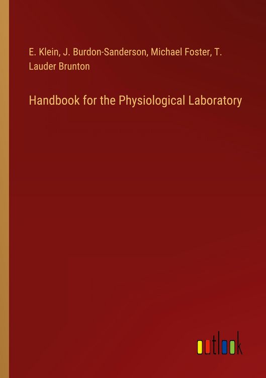 Produktbild: Handbook for the Physiological Laboratory