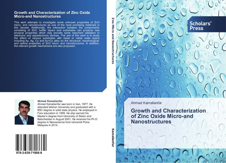 Produktbild: Growth and Characterization of Zinc Oxide Micro-and Nanostructures