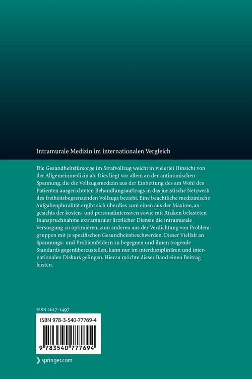 Produktbild: Intramurale Medizin im internationalen Vergleich