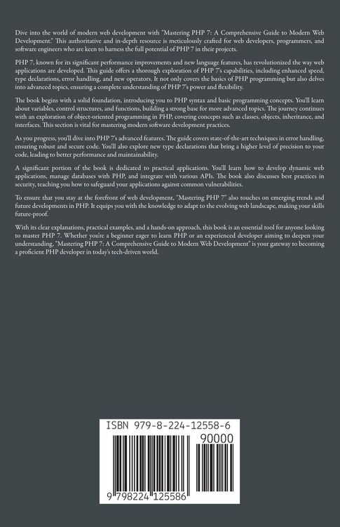 Produktbild: Mastering PHP 7