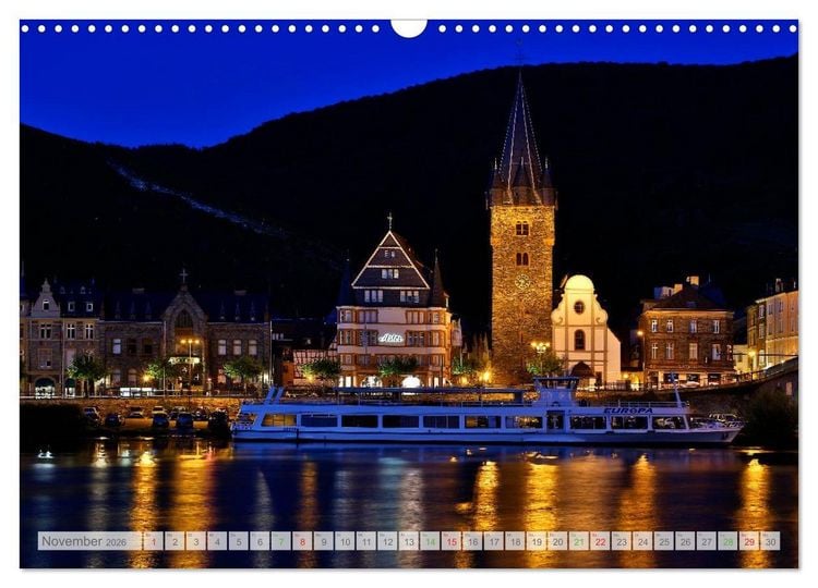 Produktbild: BERNKASTEL-KUES (Wandkalender 2026 DIN A3 quer), CALVENDO Monatskalender