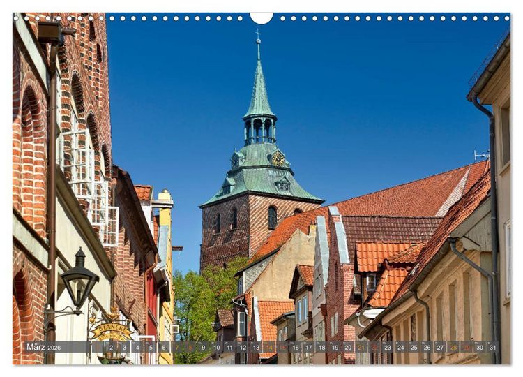 Produktbild: L&Uuml;NEBURG Ein- und Ausblicke von Andreas Voigt (Wandkalender 2026 DIN A3 quer), CALVENDO Monatskalender