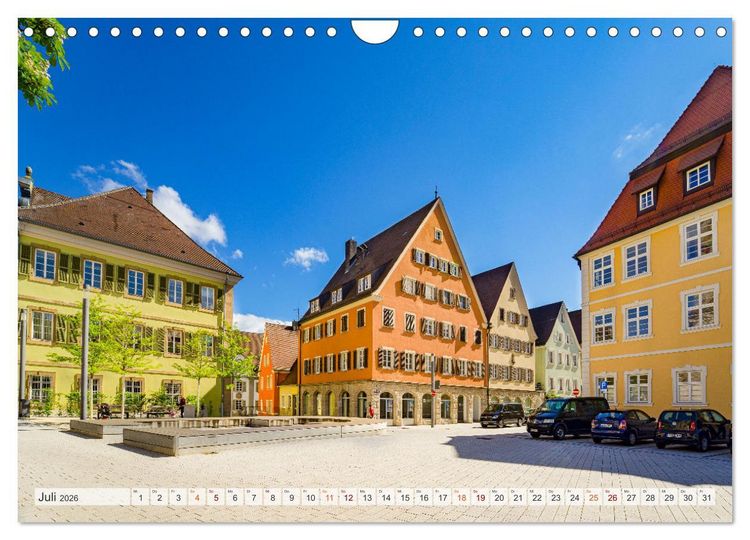 Produktbild: Ellwangen Impressionen (Wandkalender 2026 DIN A4 quer), CALVENDO Monatskalender