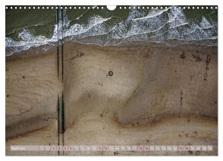 Produktbild: neunziggrad photoart: die erde von oben (Wandkalender 2026 DIN A3 quer), CALVENDO Monatskalender