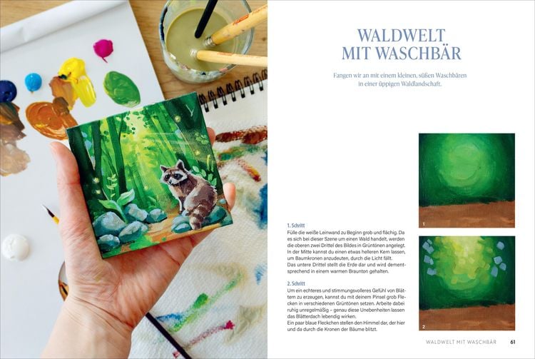 Produktbild: Shanias magisches Acryl-Atelier: Malen auf Mini-Leinw&auml;nden