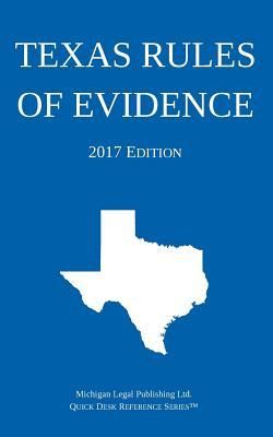 Produktbild: Texas Rules of Evidence; 2017 Edition