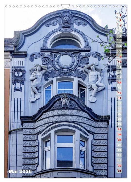 Produktbild: Fassadenk&uuml;nste (Wandkalender 2026 DIN A3 hoch), CALVENDO Monatskalender