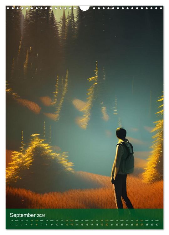 Produktbild: Epic Wanderings (Wall Calendar 2026 DIN A3 portrait), CALVENDO 12 Month Wall Calendar
