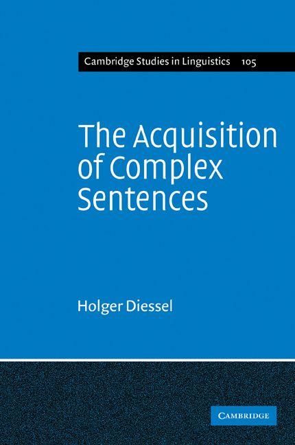 Produktbild: The Acquisition of Complex Sentences