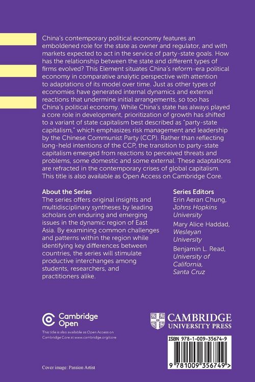 Produktbild: The State and Capitalism in China