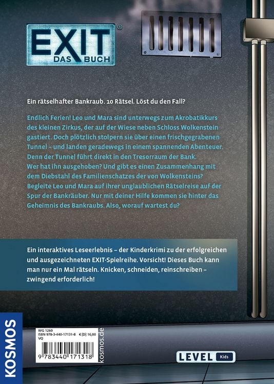 Produktbild: EXIT&reg; - Das Buch: Der r&auml;tselhafte Bankraub