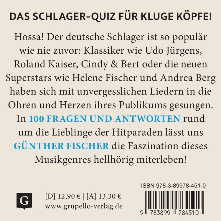 Produktbild: Deutsche Schlager-Quiz