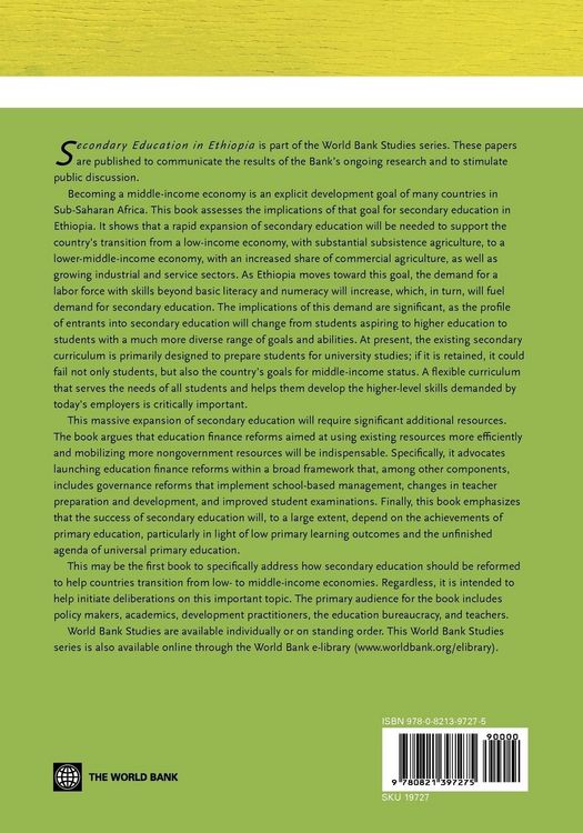 Produktbild: Secondary Education in Ethiopia