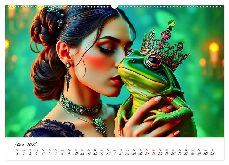 Produktbild: Dunkle M&auml;rchenwelten (Wandkalender 2026 DIN A2 quer), CALVENDO Monatskalender