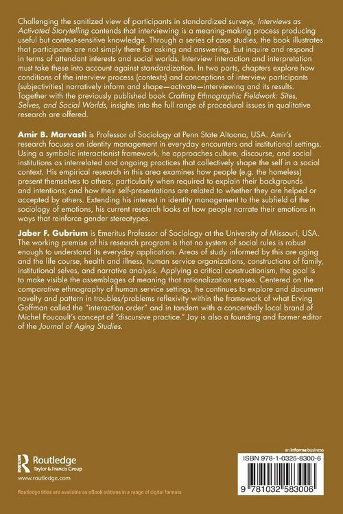 Produktbild: Interviews as Activated Storytelling