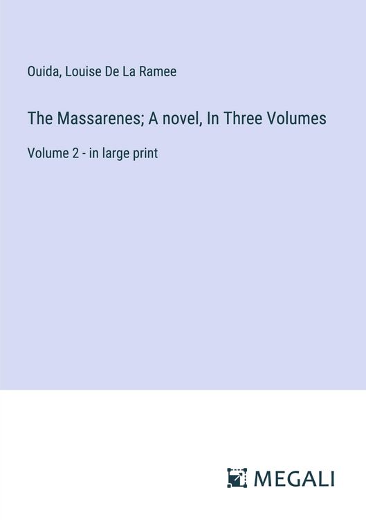 Produktbild: The Massarenes; A novel, In Three Volumes