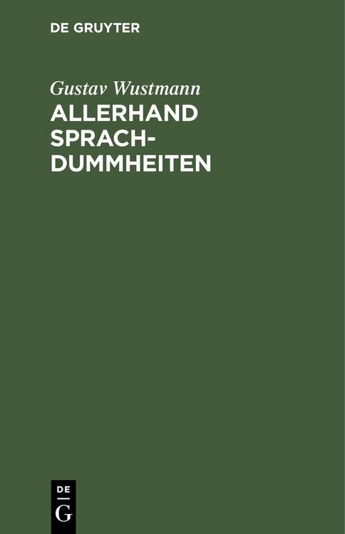 Produktbild: Allerhand Sprachdummheiten