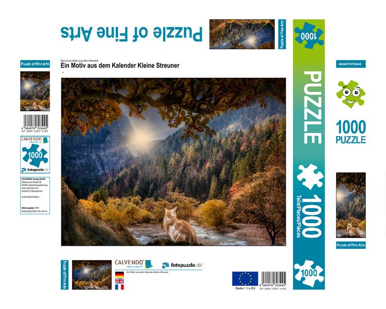 Produktbild: CALVENDO Puzzle Ein Motiv aus dem Kalender Kleine Streuner | 1000 Teile Lege-Gr&ouml;&szlig;e 64x48cm Foto-Puzzle f&uuml;r gl&uuml;ckliche Stunden