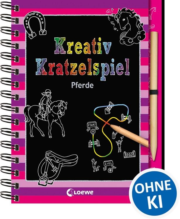 Produktbild: Kreativ-Kratzelspiel: Pferde