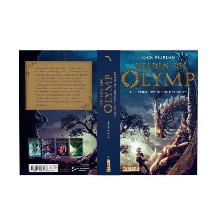 Produktbild: Helden des Olymp 01: Der verschwundene Halbgott