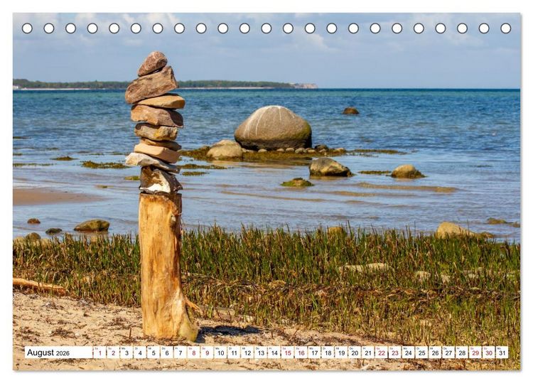 Produktbild: Beckerwitz - Impressionen aus der Wohlenberger Wiek (Wismarer Bucht) (Tischkalender 2026 DIN A5 quer), CALVENDO Monatskalender