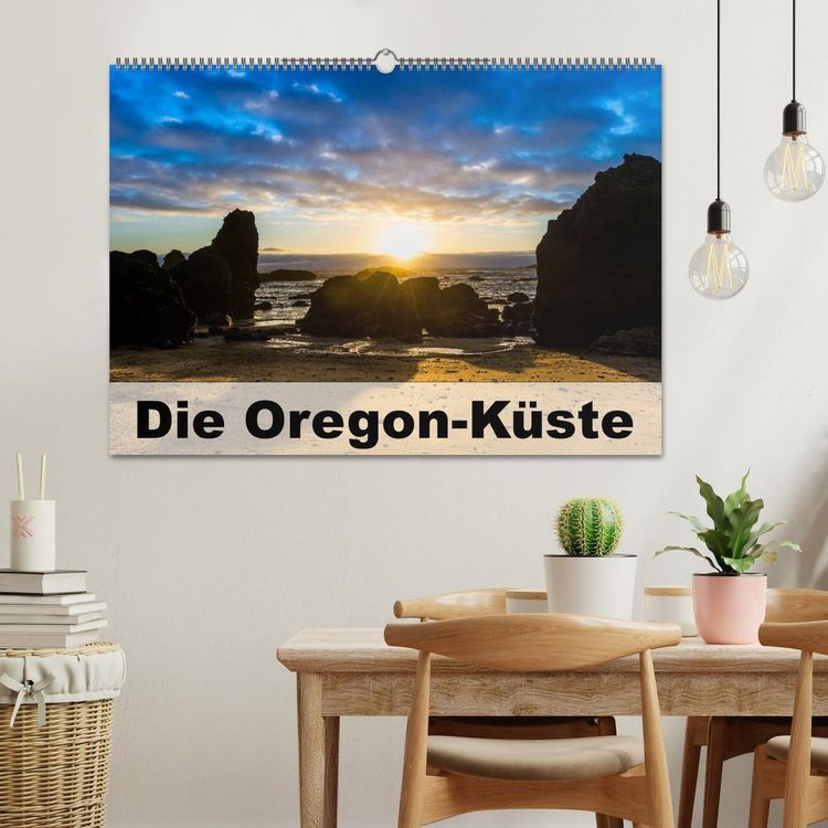Produktbild: Die Oregon-K&uuml;ste (Wandkalender 2026 DIN A2 quer), CALVENDO Monatskalender