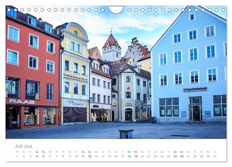 Produktbild: Regensburg - Welterbestadt an der Donau (Wandkalender 2026 DIN A4 quer), CALVENDO Monatskalender
