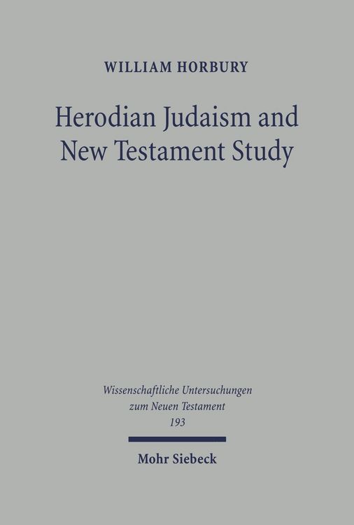 Produktbild: Herodian Judaism and New Testament Study