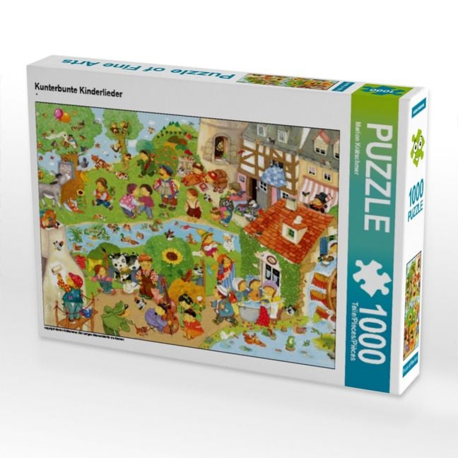 Produktbild: CALVENDO Puzzle Kunterbunte Kinderlieder | 1000 Teile Lege-Gr&ouml;&szlig;e 64x48cm Foto-Puzzle f&uuml;r gl&uuml;ckliche Stunden