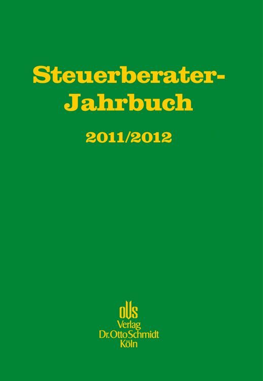 Produktbild: Steuerberater-Jahrbuch 2011/2012