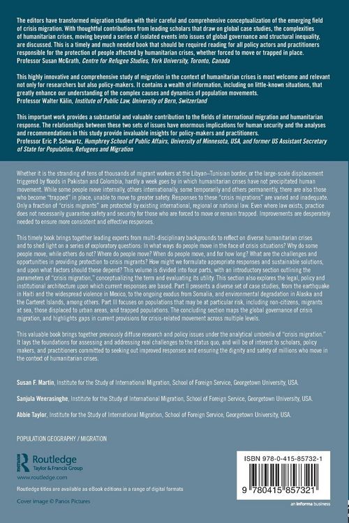 Produktbild: Humanitarian Crises and Migration