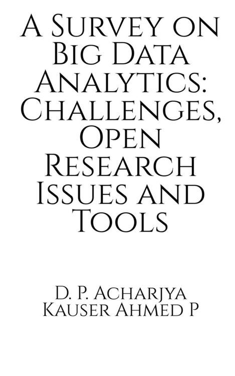 Produktbild: A Survey on Big Data Analytics