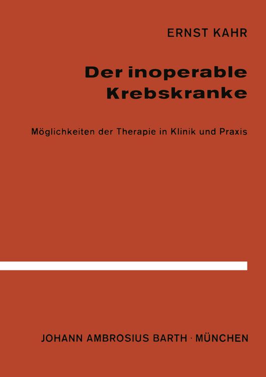 Produktbild: Der Inoperable Krebskranke
