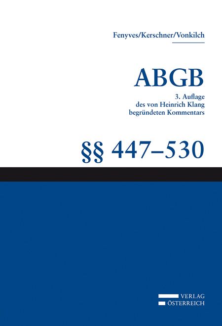 Produktbild: Gro&szlig;kommentar zum ABGB - Klang Kommentar