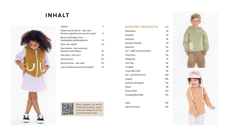 Produktbild: Little Hipster: Kinderkleidung nähen. Frech, wild, wunderbar!