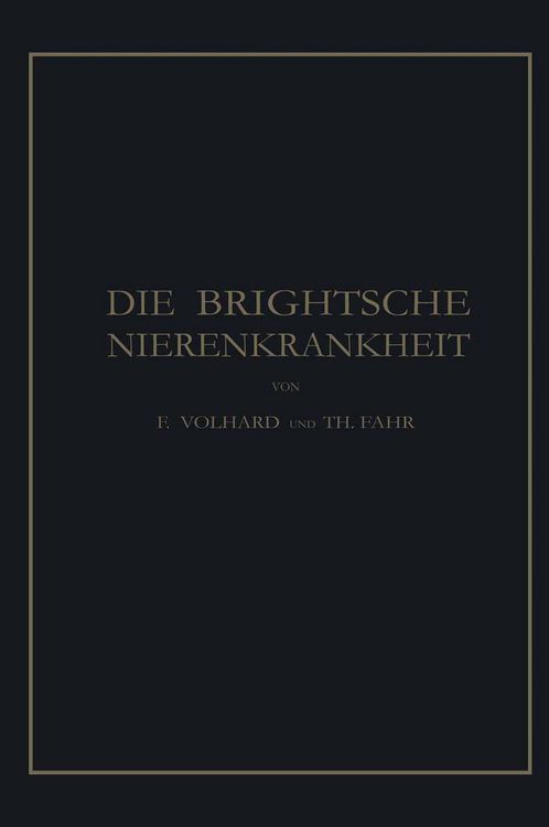 Produktbild: Die Brightsche Nierenkrankheit