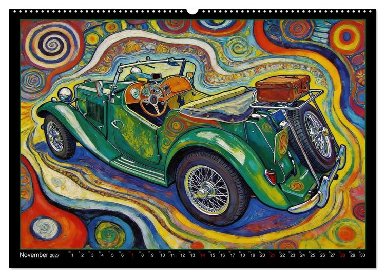 Produktbild: Alte Sch&auml;tze Kultmodelle im Jugendstilgewand (hochwertiger Premium Wandkalender 2027 DIN A2 quer), Kunstdruck in Hochglanz