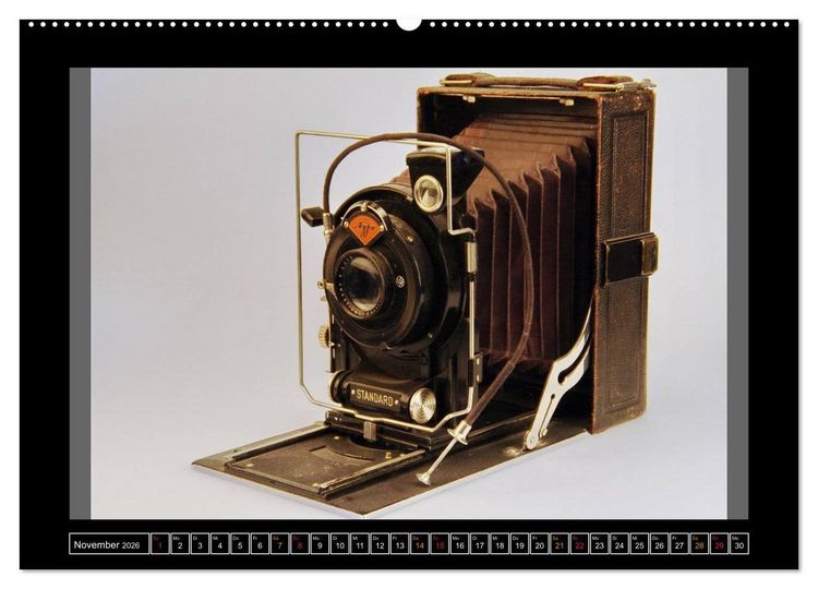 Produktbild: AGFA KAMERA OLDIES Klassische Kameras von 1926 - 1974 (hochwertiger Premium Wandkalender 2026 DIN A2 quer), Kunstdruck in Hochglanz