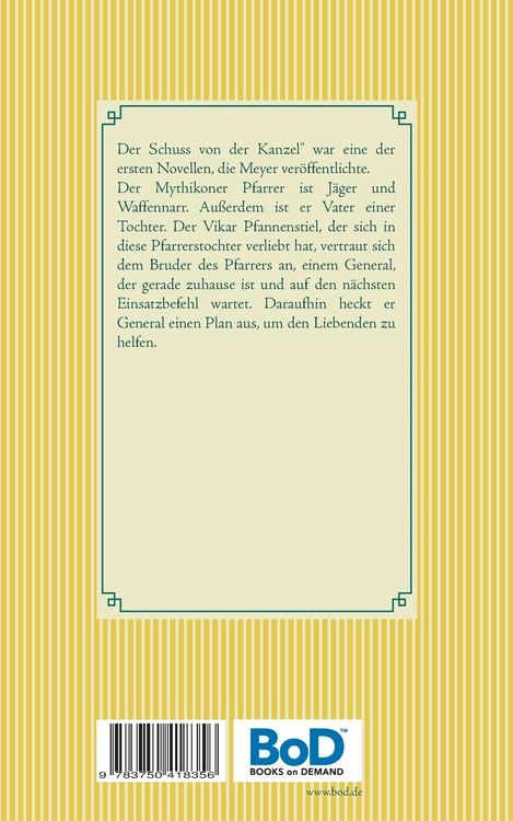 Produktbild: Der Schuss von der Kanzel