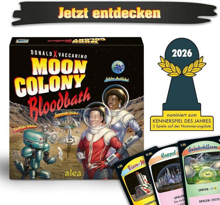 Produktbild: Moon Colony Bloodbath - Gesellschaftsspiel & Brettspiel ab 14 Jahre