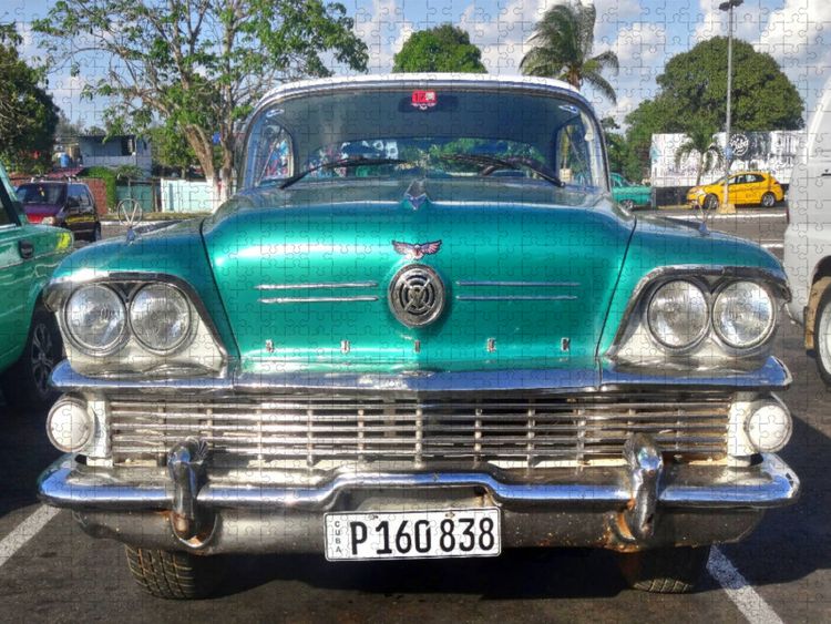 Produktbild: CALVENDO Puzzle US-Oldtimer der Marke Buick in Havanna | 1000 Teile Lege-Gr&ouml;&szlig;e 64x48cm Foto-Puzzle f&uuml;r gl&uuml;ckliche Stunden