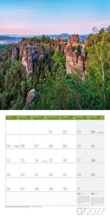 Produktbild: Naturwunder Deutschland Kalender 2027 - 30x30 - Art12