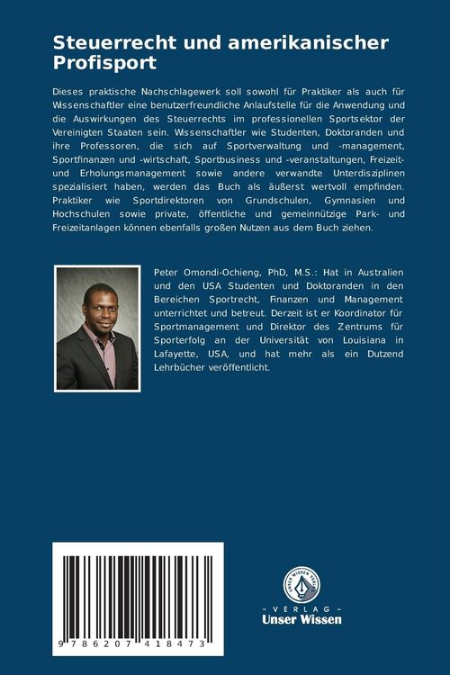 Produktbild: Steuerrecht und amerikanischer Profisport